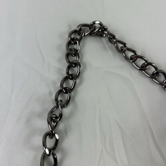 Designed In New York‎ By SHARIF Faux Fur Handbag Blue Green Chain Handle EUC - Picture 11 of 11